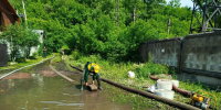 В Новокузнецке откачивают воду в микрорайоне Абашево - ГТРК Кузбасс