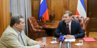 Валентин Коновалов встретился с Владимиром Соловьевым - ИА Хакасия