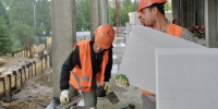 Работы идут в графике: в поселке Нахабино продолжается строительство пристройки к поликлинике! - Городской округ Красногорск