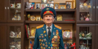 Губернатор Воробьёв поздравил со 100-летием ветерана из Фрязина - РТВ-Подмосковье