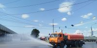 Муниципальные дорожные службы приступили к регулярному проливу дорожного полотна - Город Волгоград