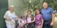 В Усолье-Сибирском с 96-летием поздравили труженицу тыла - Usolie.Info
