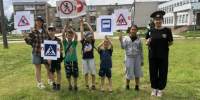 В Волховском районе дети отметили День ГИБДД игрой по станциям - SyasNews.Ru