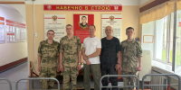 Ветераны ведомства поздравили одну из воинских частей Росгвардии с Днем образования - Росгвардия