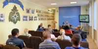 В преддверии 100-летия государственного пожарного надзора в Главном управлении состоялся "Урок мужества" - МЧС России