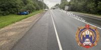 В Плавском районе на трассе М-2 «Крым» легковушка попала ДТП с грузовиком - ТК Первый Тульский