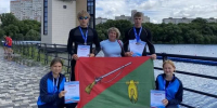 Старооскольские спортсмены стали призерами чемпионата и первенства ЦФО по гребле - 9 Канал Старый Оскол