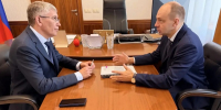 Дмитрий Миляев провел встречу с Алексеем Михеевым - ИА Новомосковск Сегодня