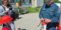 В Магадане на площади возле ДК «Пионерный» прошел очередной этап акции «Безопасное лето» - МЧС Магаданской области