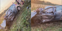 Появились кадры жуткого ДТП в Ростовской области, в котором погибли два человека - DonDay.Ru