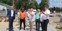 По народной программе партии в Уварове благоустраивается территория рядом с ДК «Дружба» - Единая Россия