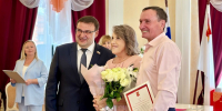 В Череповце чествовали супружеские пары, отметившие полувековой юбилей совместной жизни - Единая Россия