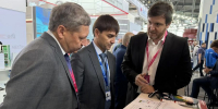 Второй день на «ИННОПРОМ-2026» Марат Якушев и Олег Николин начали с осмотра выставочных павильонов - Министерство промышленности и энергетики