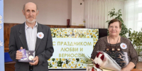 Семья Сафоновых которым вручили медаль «За любовь и верность». - Каратузский район