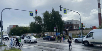 На улице Крыленко в Невском районе установили новый светофор - Петербургский дневник