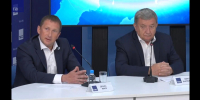 Денис Кику, заместитель руководителя ТИНРО, Виктор Шаповалов, вице-президент ТПП ПК - Приморская ТПП