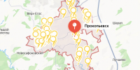 Карта мест, используемых в качестве убежищ в Прокопьевске - Prokopievsk.ru