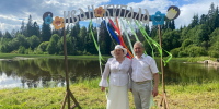 На Ивана Купалу жители Карташевской встретились у пруда - Гатчинская служба новостей