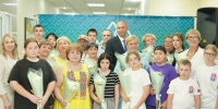 В День семьи, любви и верности, в администрации города открылась выставка «Семьи Героев». - ИА Мегионские новости