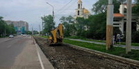 Асфальт уже сняли: в Благовещенске начали обустраивать парковку вдоль Храма Ксении Петербургской - Asn24.Ru