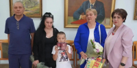Вручение награды посмертно. - Андроповский район