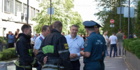 В бизнес-центре Западного округа столицы прошло пожарно-тактическое занятие - ГУ МЧС России по г. Москве