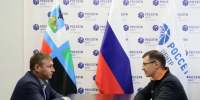 Александр Шуваев и гендиректор ПАО «Россети Центр» Борис Эбзеев проинспектировали ряд объектов энергетической инфраструктуры. - Ровеньский район
