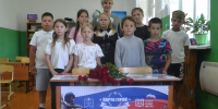 В школе деревни 18 Партсъезд прошло торжественное открытие «Парты Героя» - Газета Омский пригород