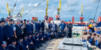 На «Крузенштерне» выступил оркестр КООРНИ - БГАРФ