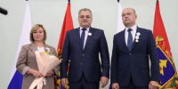 Семья заместителя главного судебного пристава Орловской области Дмитрия Анохина награждена медалью ордена «Родительская слава» - УФССП