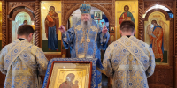 Митрополит Корнилий в праздник Тихвинской иконы Божией Матери совершил Литургию в Бабанегово под Архангельском - Архангельская епархия