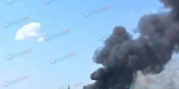 Появились кадры крупного пожара под Батайском - DonDay.Ru