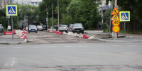 В Череповце глава города Андрей Накрошаев проинспектировал благоустройство улицы Дзержинского - Региональное Агентство Новостей