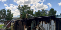 В Челно-Вершинском районе на площади 100 квадратных метров горели надворные постройки - НИА Самара
