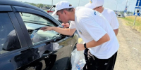 В Теучежском районе раздают воду стоящим в очередях на АЗС - ИА Адыгея Сегодня