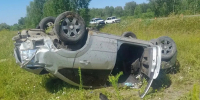 На омской трассе автомобиль вылетел в кювет и перевернулся — погибли водитель и пассажир - ИА Новый Омск