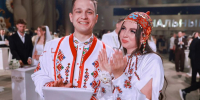 Чувашская пара скрепила свои сердца любовью в Национальном центре «Россия» - Служба по делам юстиции