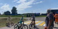 В Чинчурино детям показали, как наносят разметку пешеходного перехода - Газета Тетюшские зори