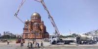На площади Павших борцов началась заливка железобетонной фундаментной плиты - Город Волгоград