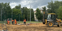 На радость детворе – в Красногорске приступили к установке новых детских площадок у домов 3А по улице 50 лет Октября и Народного ополчения, 21 - Городской округ Красногорск