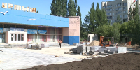 У культурно-досугового центра «Иртыш» началось масштабное благоустройство - 12 канал