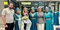 Сегодня ночью в аэропорту имени Бориса Волынова встречали делегацию Республики Татарстан - ГТРК Кузбасс