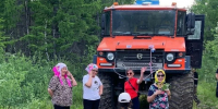На Ысыахе Олонхо опробовали перевозку людей на вездеходах «Бурлак» - Якутское-Cаха ИА