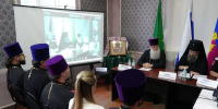 В Майкопе прошел межъепархиальный семинар по пастырскому попечению в казачьих обществах - Епархия