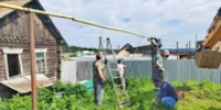 В деревне Башкирии восстанавливают газоснабжение после смерча - Башинформ