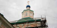 Реставрацию фасада церкви Владимирской иконы Божией Матери завершат этим лето в Вологде - Вологда.РФ
