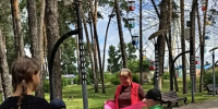 Тематическая площадка  «За румяным колобком в сказку русскую войдем» (в рамках городского праздника «День косоворотки») - ЦБС г. Белогорска