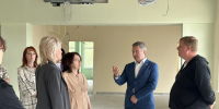 Заместитель Председателя Московской областной Думы,  Олег Рожнов проверил ход капитального ремонта школы № 5 в Наро-Фоминске - Администрация Наро-Фоминского г.о.