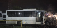 Автобус загорелся на парковке в Кашире-2 - Kashira.Ru