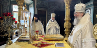Митрополит Кирилл совершил Литургию в Троицком храме села Арбузово Владимирской области - Казанская Епархия